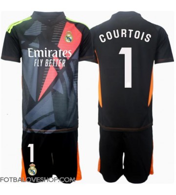 Real Madrid Thibaut Courtois #1 Brankářské Dětské Venkovní Dres 2024-25 Krátký Rukáv (+ trenýrky)